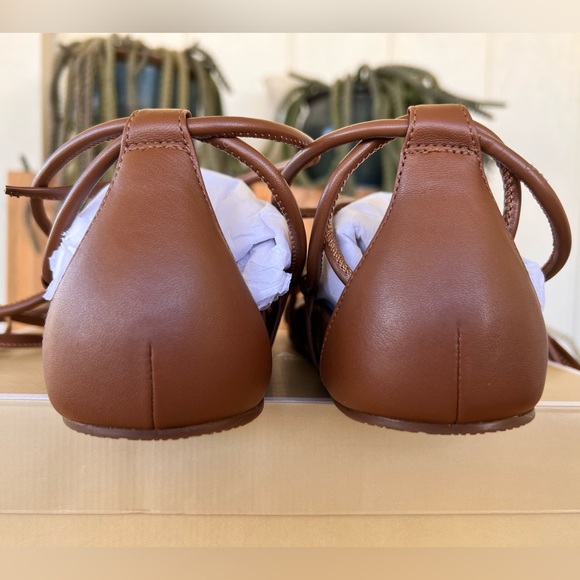 115. Michael Kors Vero Faux Leather Lace-Up Sandal - Picture 7 of 7